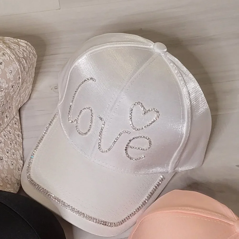 Valentine Love Baseball Cap Hat Adjustable Heart Valentine's Day Gifts